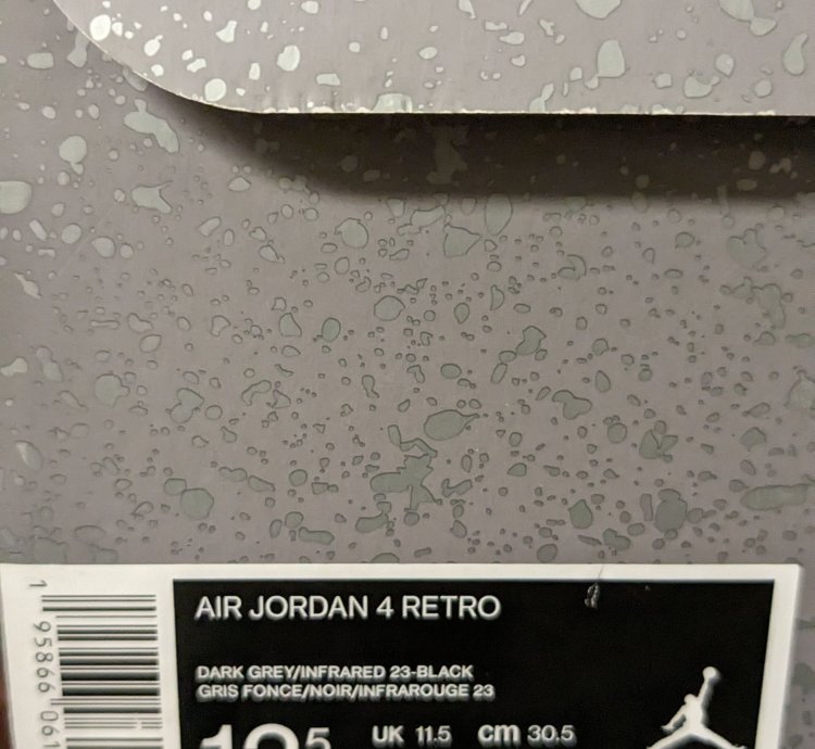 Jordan 4 Infared Sz 12 5
