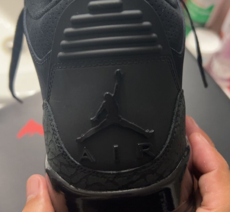 Air Jordan 3 Black Cat Sz 10