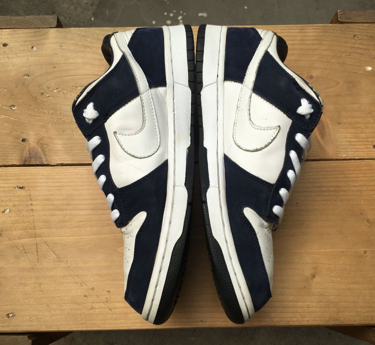 Vintage Nike Dunk Low Pro White Obsidian 2003