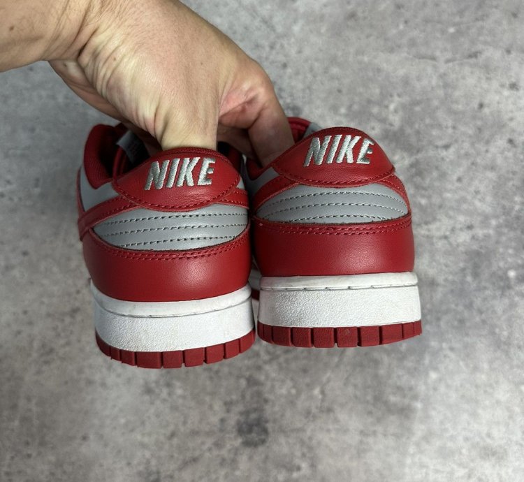 Vintage Nike Dunk Low Retro Medium Grey Varsity Red Unlv