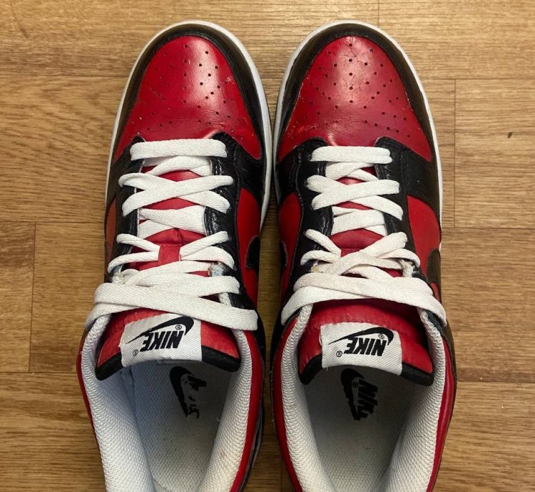 Vintage Nike Dunk Low Spiderman Colorway 2011