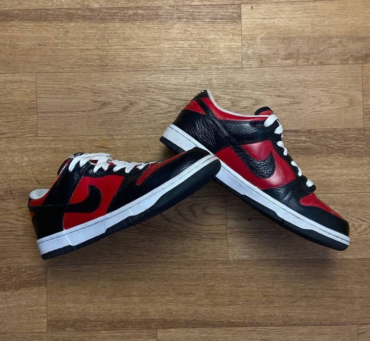 Vintage Nike Dunk Low Spiderman Colorway 2011