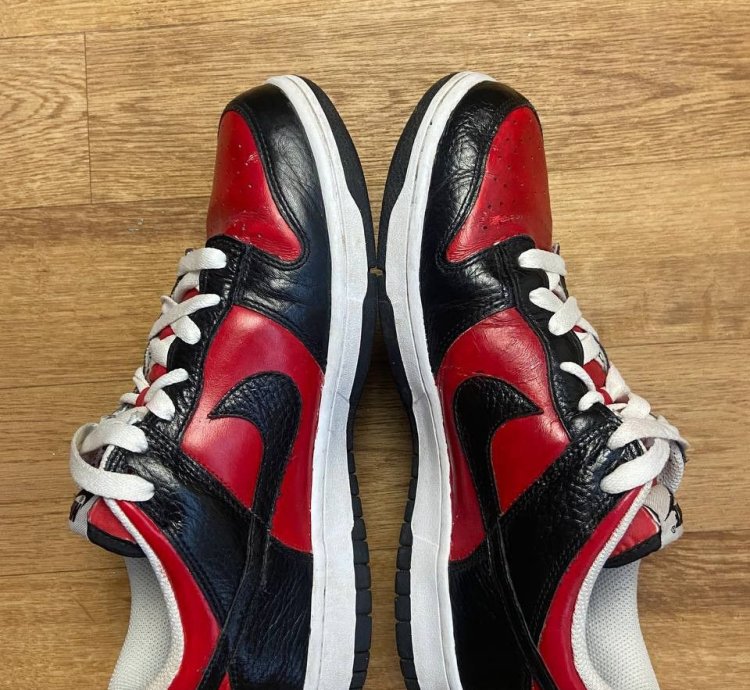 Vintage Nike Dunk Low Spiderman Colorway 2011