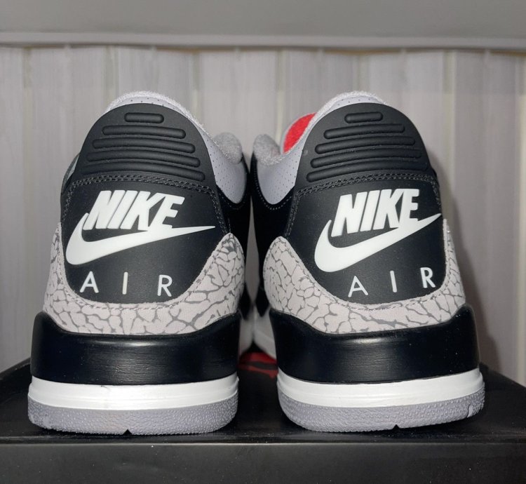 Nike Air Jordan 3 Black Cement Size 13 Men