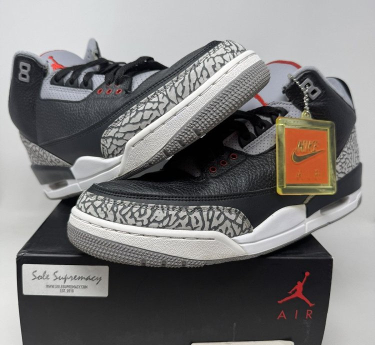 Nike Air Jordan 3 Retro Black Cement 2018