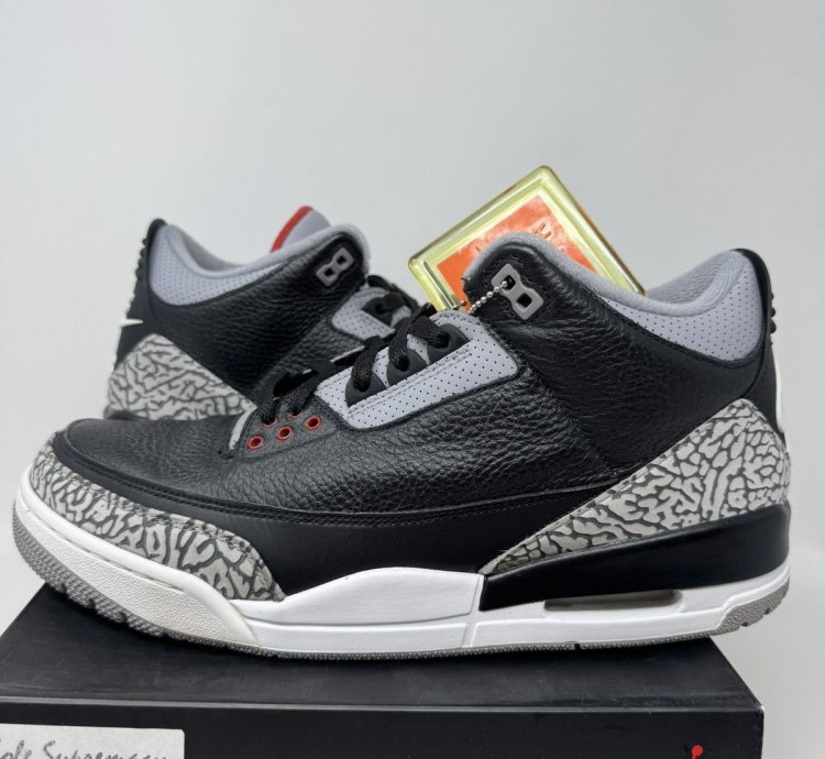Nike Air Jordan 3 Retro Black Cement 2018