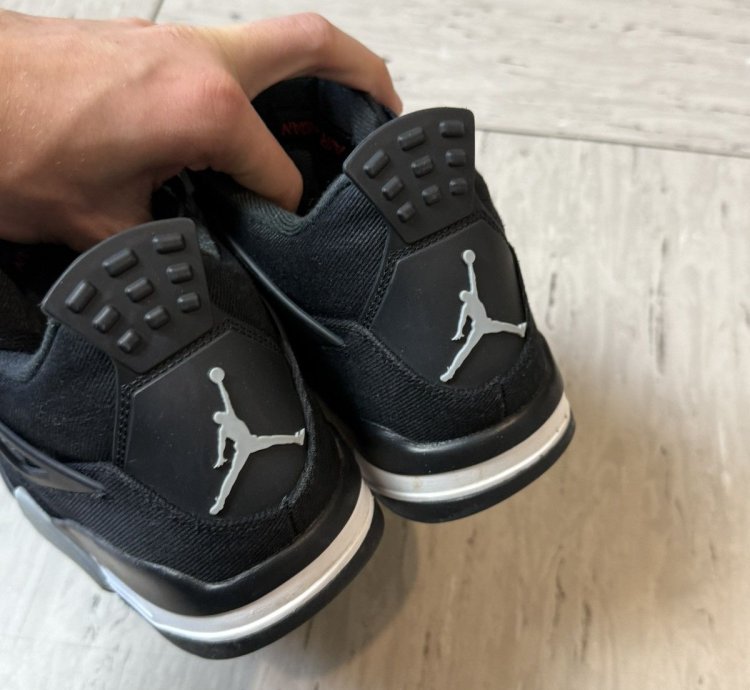 Nike Air Jordan 4 Retro Black Canvas