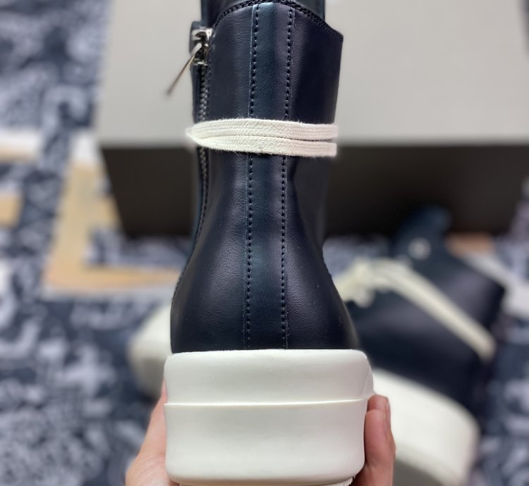 Rick Owens Rick Owens High-top Casual Shoes With Thick Bottom And