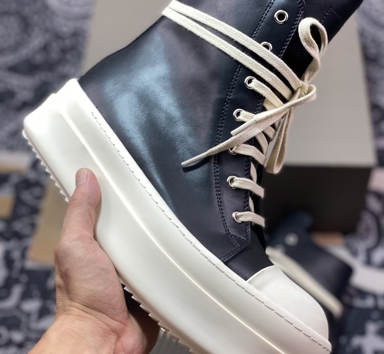 Rick Owens Rick Owens High-top Casual Shoes With Thick Bottom And