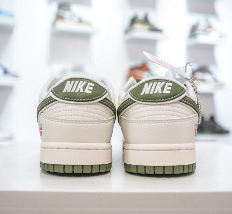 Supreme X Nike Dunk Low Stone Island Joint Beige Green Starry Sky Bb9866-004 - P