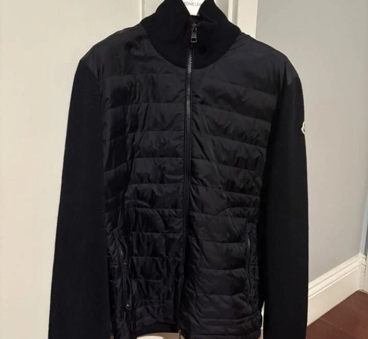 Moncler Padded Wool Cardigan Jacket Coat - Brand New