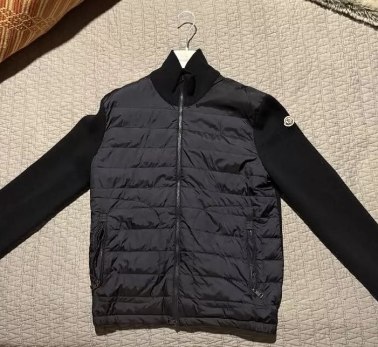 Moncler Padded Wool Cardigan Jacket Coat - Brand New