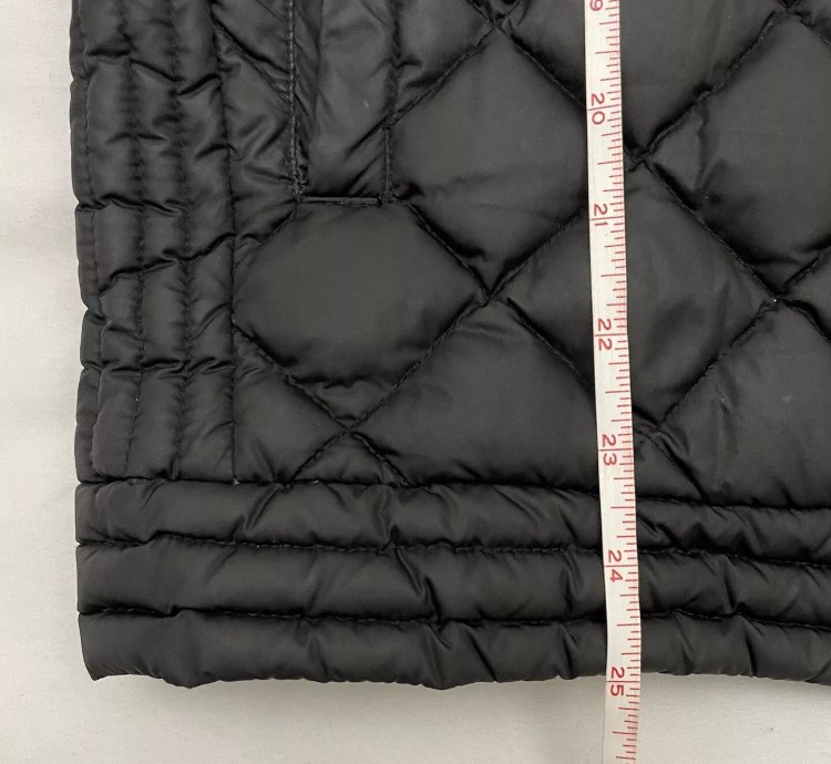 Moncler Vulpie Down Biker Jacket Men Black Quilted Weatherproof Motorcycle