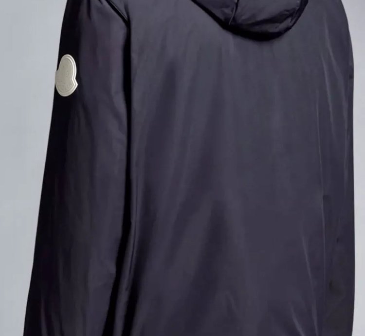 Nwt 950 Moncler Men Carles Hooded Jacket In Navy Size 3 Large Authentic