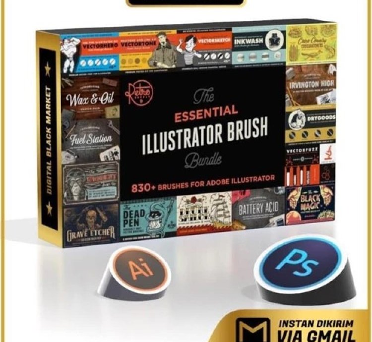 The Want All Of The Illustrator Brushes Bundle