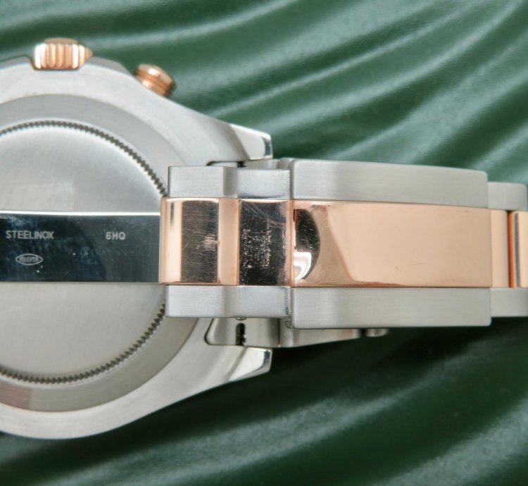 Rolex Yacht-master Ii 116681 18k Rose Gold Steel Full Set 2010