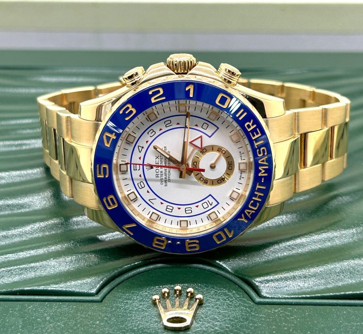 Rolex Yacht-master Ii 18 Kt Yellow Gold - Ref 116688 - Year 2010