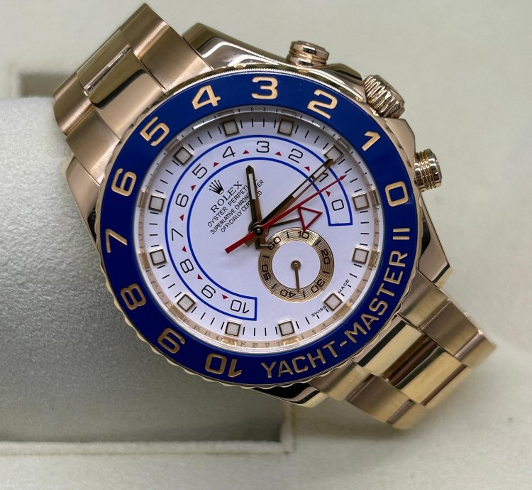 Rolex Yacht-master Ii 18 Kt Yellow Gold - Ref 116688 - Year 2010