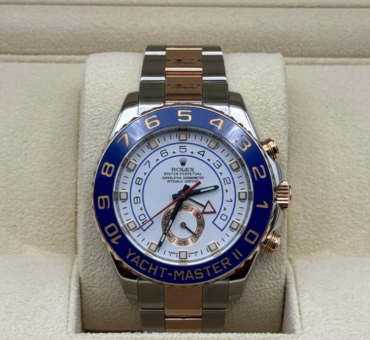 Rolex Yacht-master Ii 2013 Rolex Service 2024 Yacht-master Ii Ref 116681 Fullset