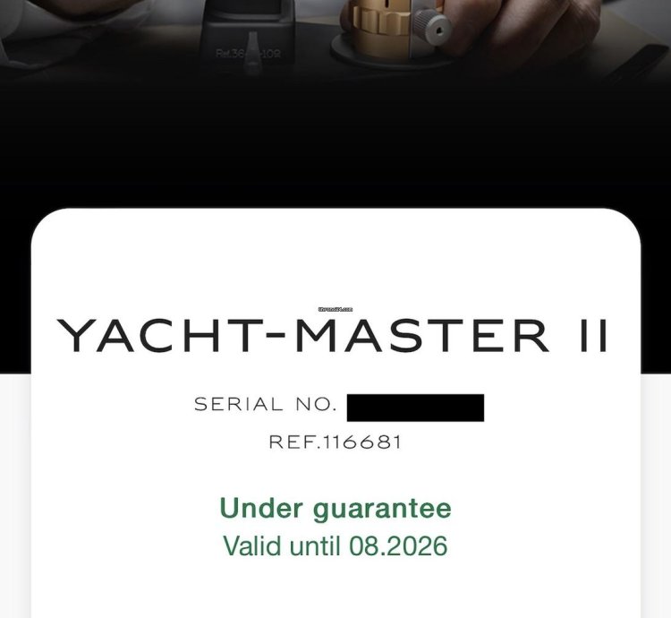Rolex Yacht-master Ii 2013 Rolex Service 2024 Yacht-master Ii Ref 116681 Fullset