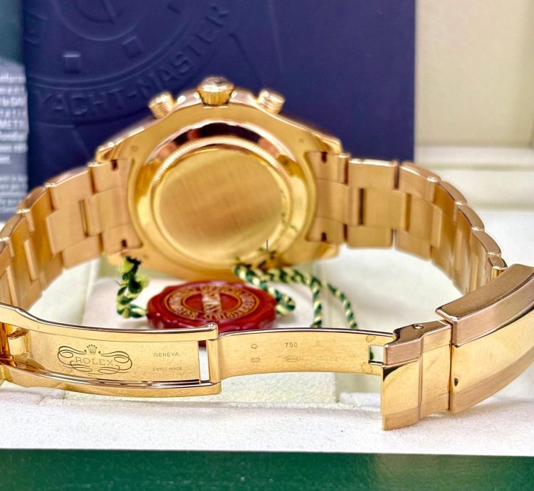 Rolex Yacht-master Ii 44mm Yellow Gold 116688 Box Papers