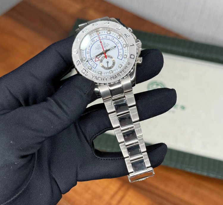 Rolex Yacht-master Ii White Gold full Set With Card Extra Rolex Service Card