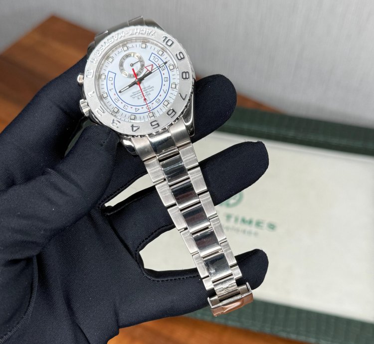Rolex Yacht-master Ii White Gold full Set With Card Extra Rolex Service Card