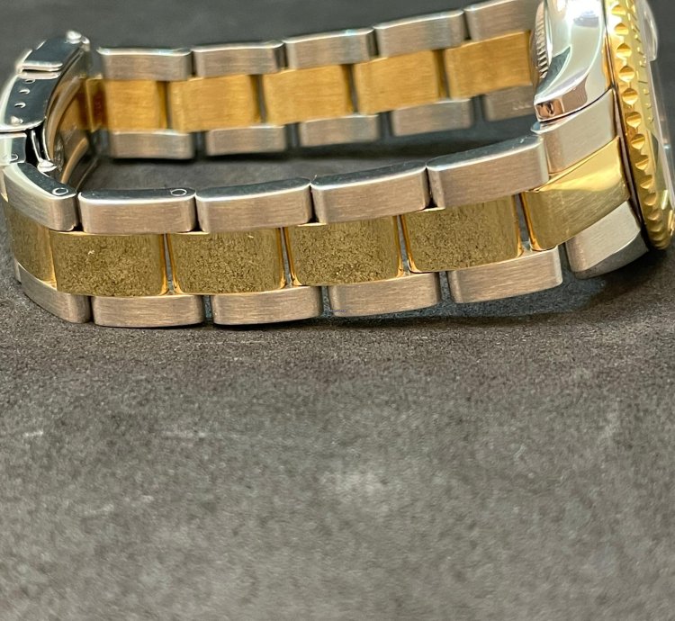 Rolex Yacht-master Ref 69623 Blue Dial Steel Gold 2001 Automatik