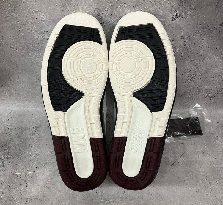 A Ma Maniere × Nike Air Jordan 2 Airnesssail And Burgundy