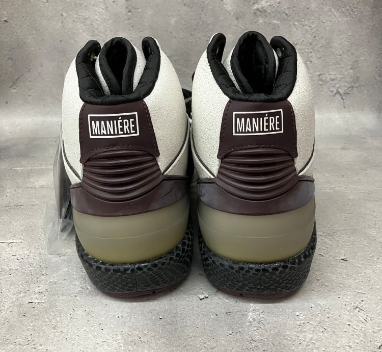 A Ma Maniere × Nike Air Jordan 2 Airnesssail And Burgundy