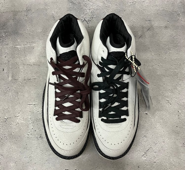 A Ma Maniere × Nike Air Jordan 2 Airnesssail And Burgundy