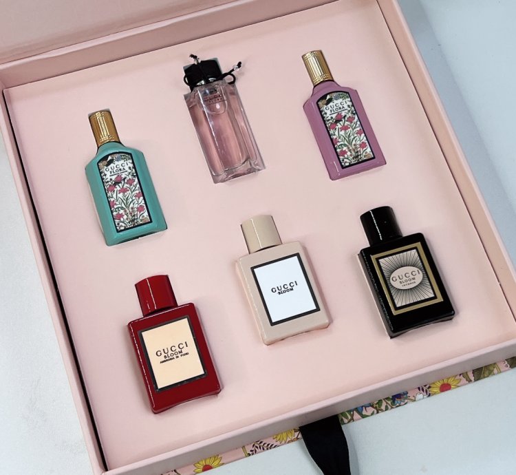 Gucci 6-piece Womens Perfume Set With Long-lasting Fragrance 5ml X 6 Pcs Perfume