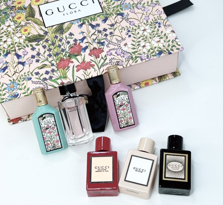 Gucci 6-piece Womens Perfume Set With Long-lasting Fragrance 5ml X 6 Pcs Perfume