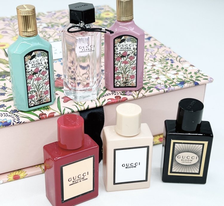 Gucci 6-piece Womens Perfume Set With Long-lasting Fragrance 5ml X 6 Pcs Perfume