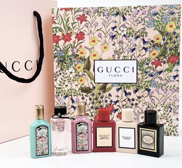 Gucci 6-piece Womens Perfume Set With Long-lasting Fragrance 5ml X 6 Pcs Perfume