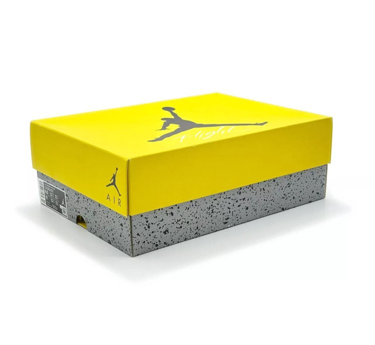 Nike Air Jordan 4 Retro Lightning Thunder Tour Yellow Gold White