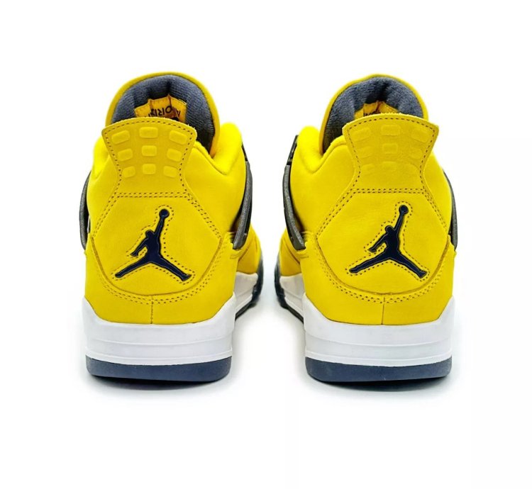Nike Air Jordan 4 Retro Lightning Thunder Tour Yellow Gold White