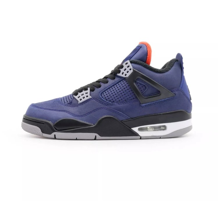 Nike Air Jordan 4 Retro Winterized Loyal Blue White Black