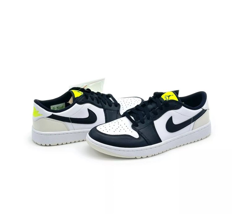 Nike Air Jordan 1 Low Golf Phantom Volt Neon Yellow Black