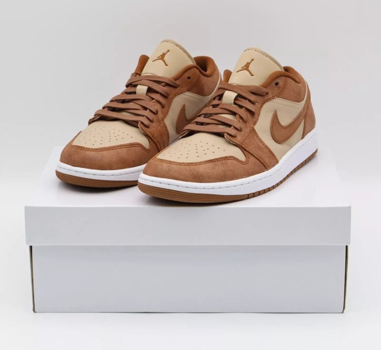 Nike Air Jordan 1 Low Se Legend Medium Brown Sail Legend