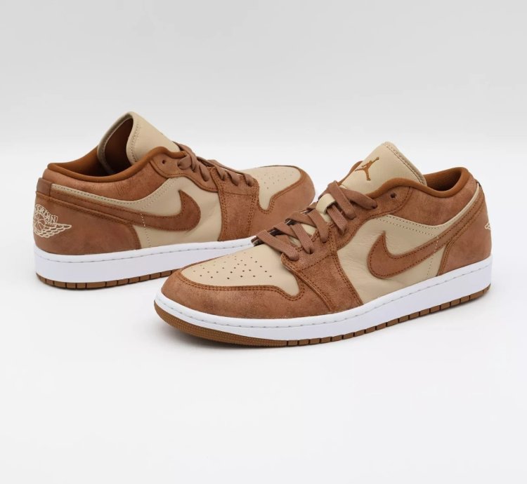 Nike Air Jordan 1 Low Se Legend Medium Brown Sail Legend