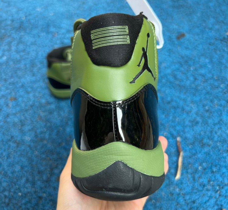 Nike Air Jordan 11 Mens Army Green Olive