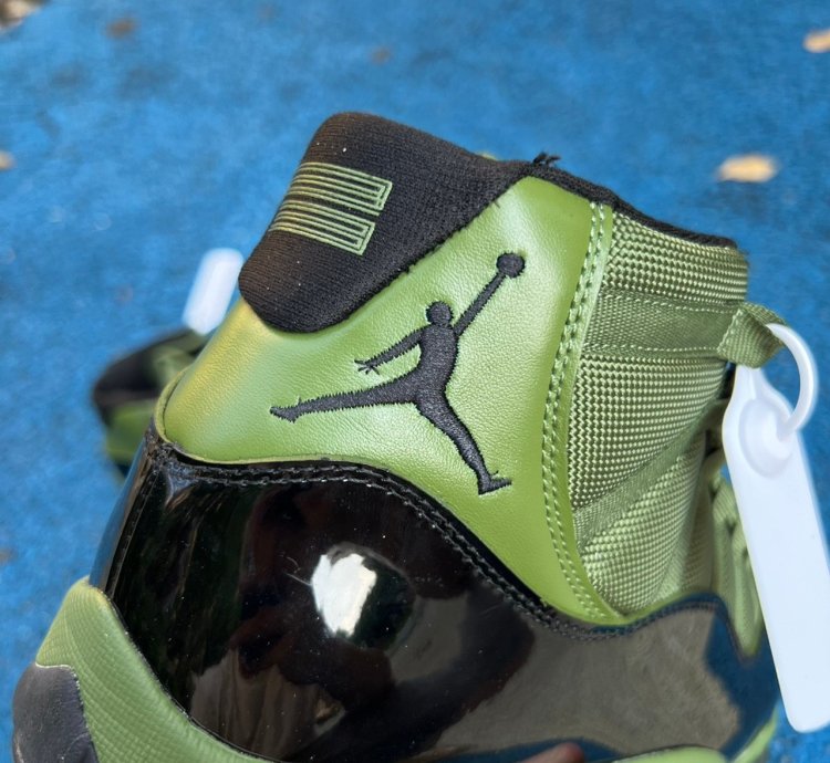 Nike Air Jordan 11 Mens Army Green Olive