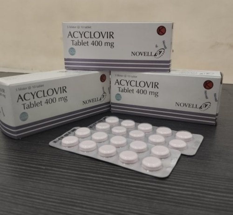 Acyclovir 400 Mg Novell - 5 Box - Antiviral Medication For Herpes Shingles Ship By Dhl Express