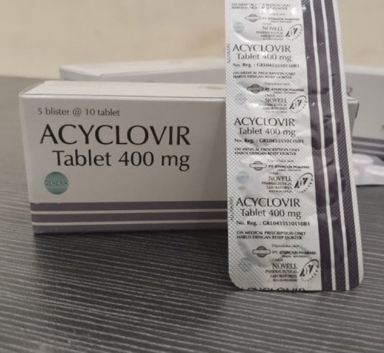 Acyclovir 400 Mg Novell - 10 Box - Antiviral Medication For Herpes Shingles Ship By Dhl Express