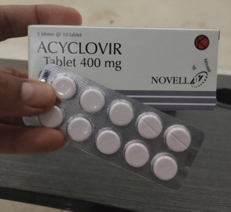 Acyclovir 400 Mg Novell - 10 Box - Antiviral Medication For Herpes Shingles Ship By Dhl Express