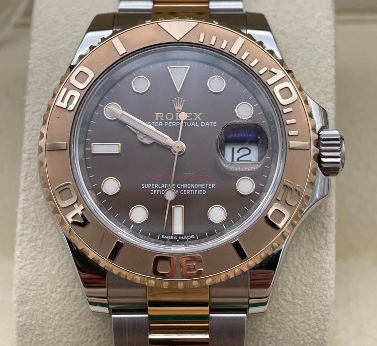 Rolex Yacht-master 40 Near-mint Full Set Chocolate Dial