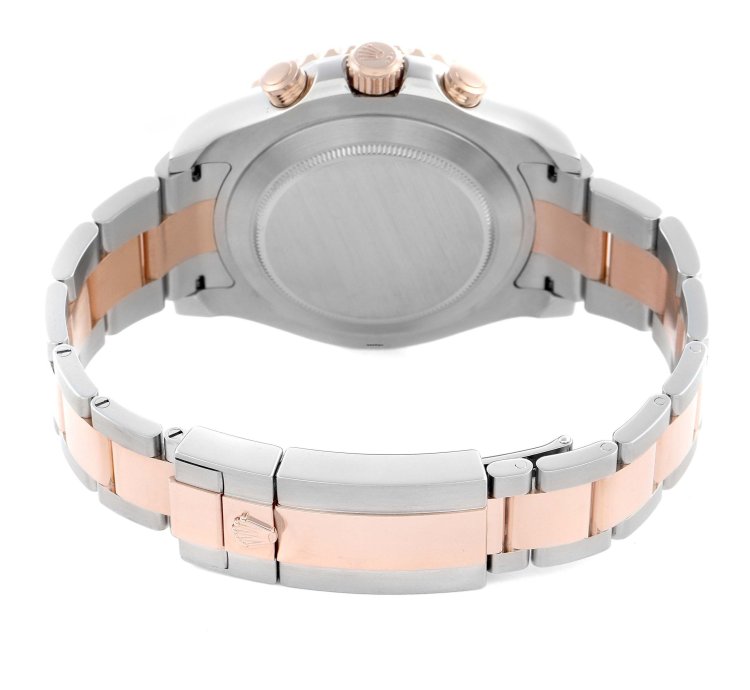 Rolex Yacht-master Ii Steel Rose Gold Mens Watch 116681 Box Card
