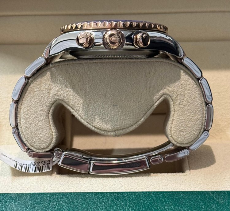 Rolex Yacht-master Ii Steel Yacht-master Ii 44 Watch - White Dial - Two Toned Rose Gold