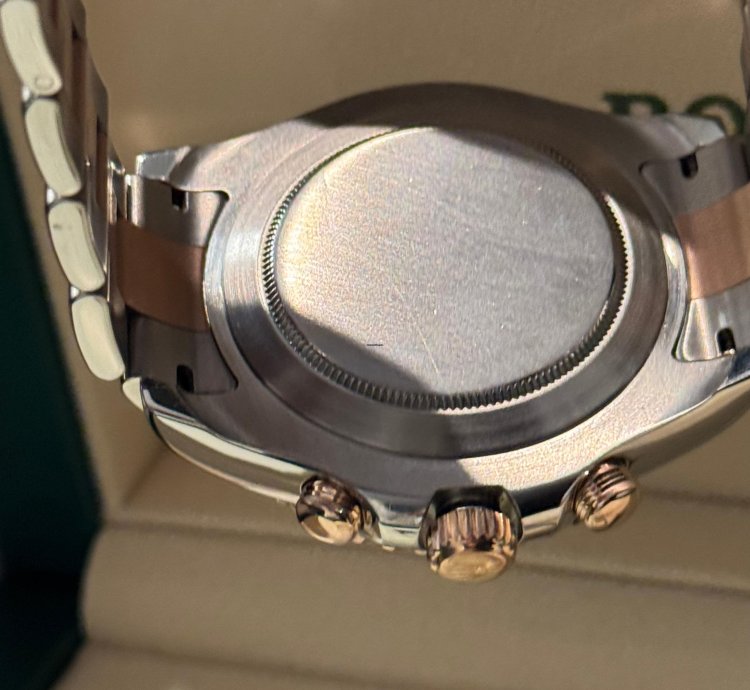 Rolex Yacht-master Ii Steel Yacht-master Ii 44 Watch - White Dial - Two Toned Rose Gold